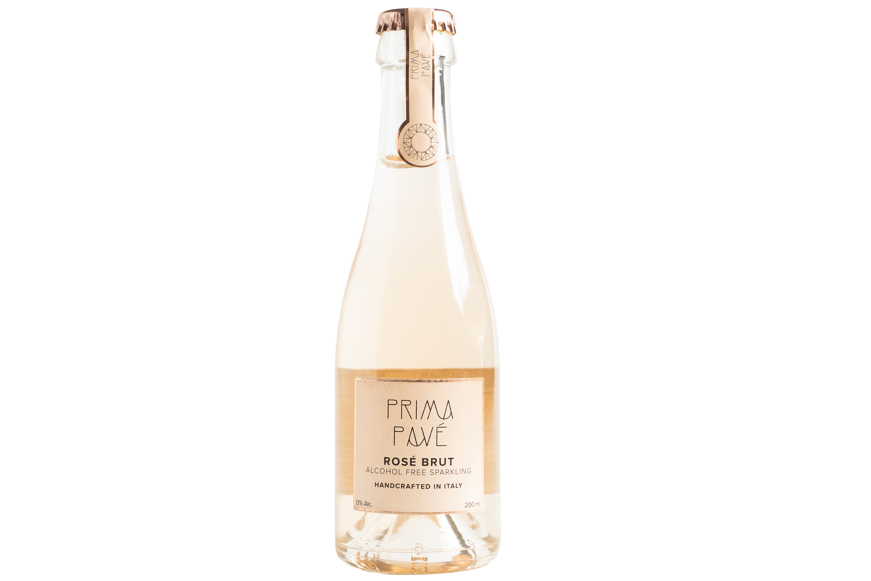 Prima Pavé Rosé Brut  - Spumante analcolico da vino dealcolato