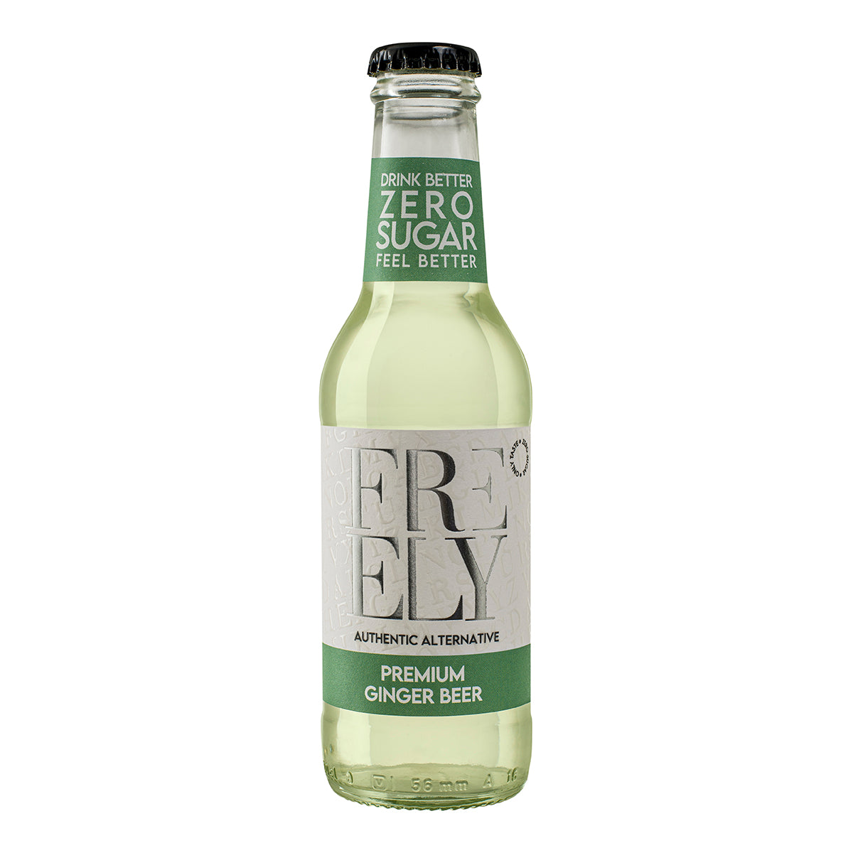 Freely ginger beer premium soda allo zenzero analcolica 200ml zero zuccheri