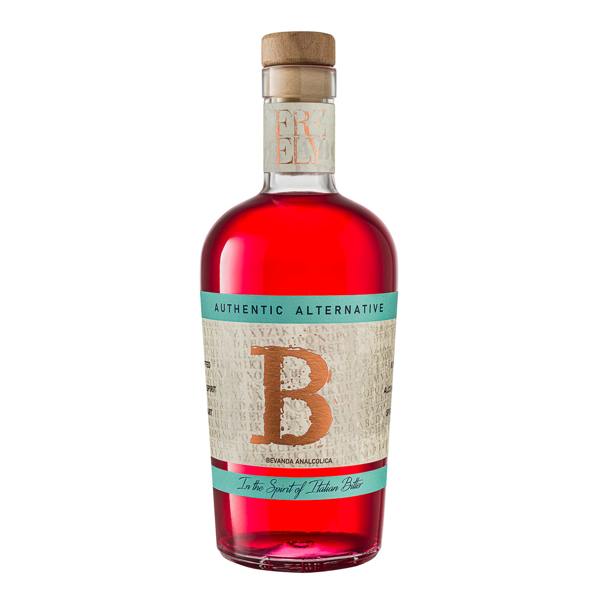 Freely bitter analcolico bevanda analcolica per aperitivo bottiglia da 750ml