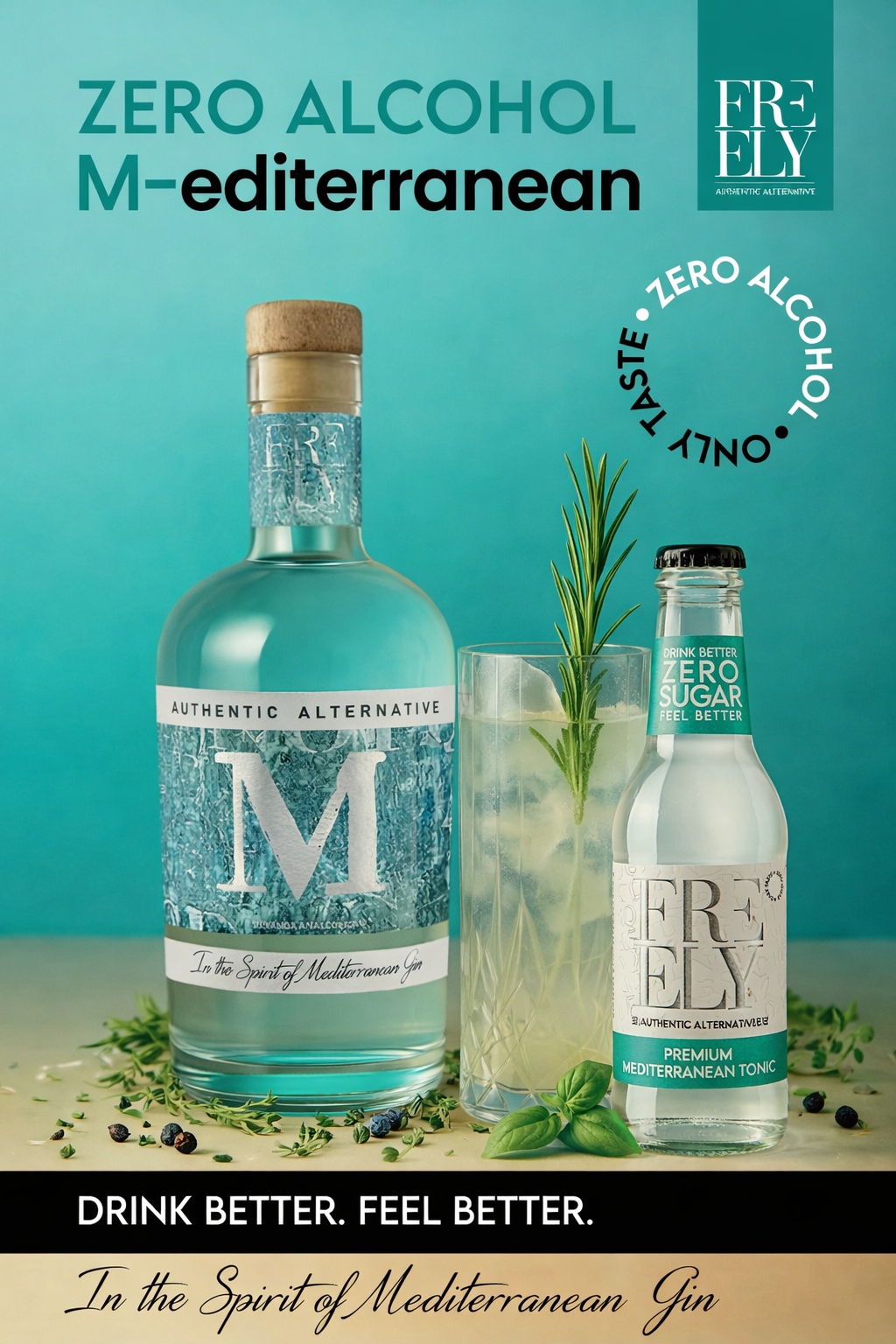 Gin tonic analcolico stile mediterraneo ricetta ingredienti