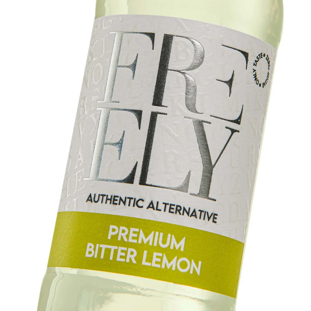 bitter al limone Freely bitter lemon zero zuccheri  bottiglietta 200ml per cocktail analcolici