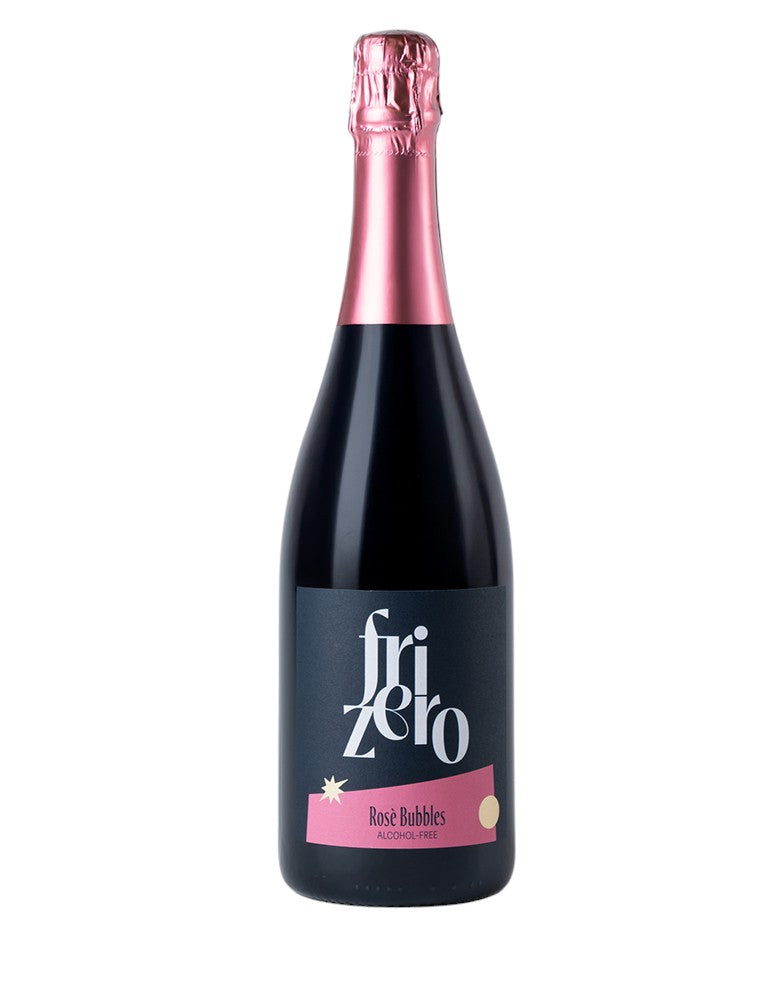 bottiglia di Frizero juliet spumante analcolico da vino dealcolato