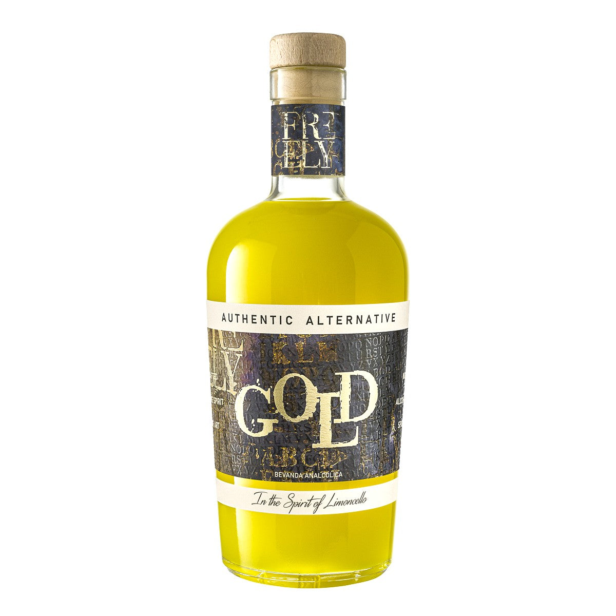 Limoncello analcolico gold freely bottiglia 700ml alternativa senza alcol