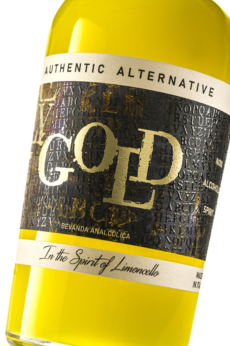 gold freely  Limoncello analcolico bottiglia 700ml alternativa senza alcol alcohol free
