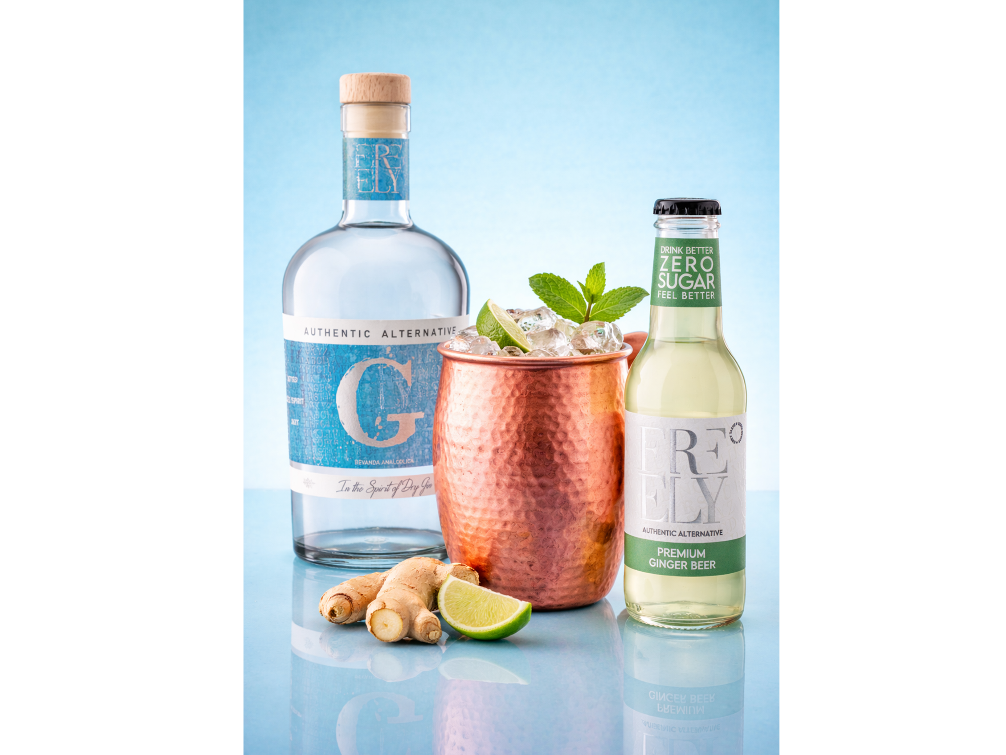 moscow mule cocktail analcolico alcohol free pacchetto già pronto 