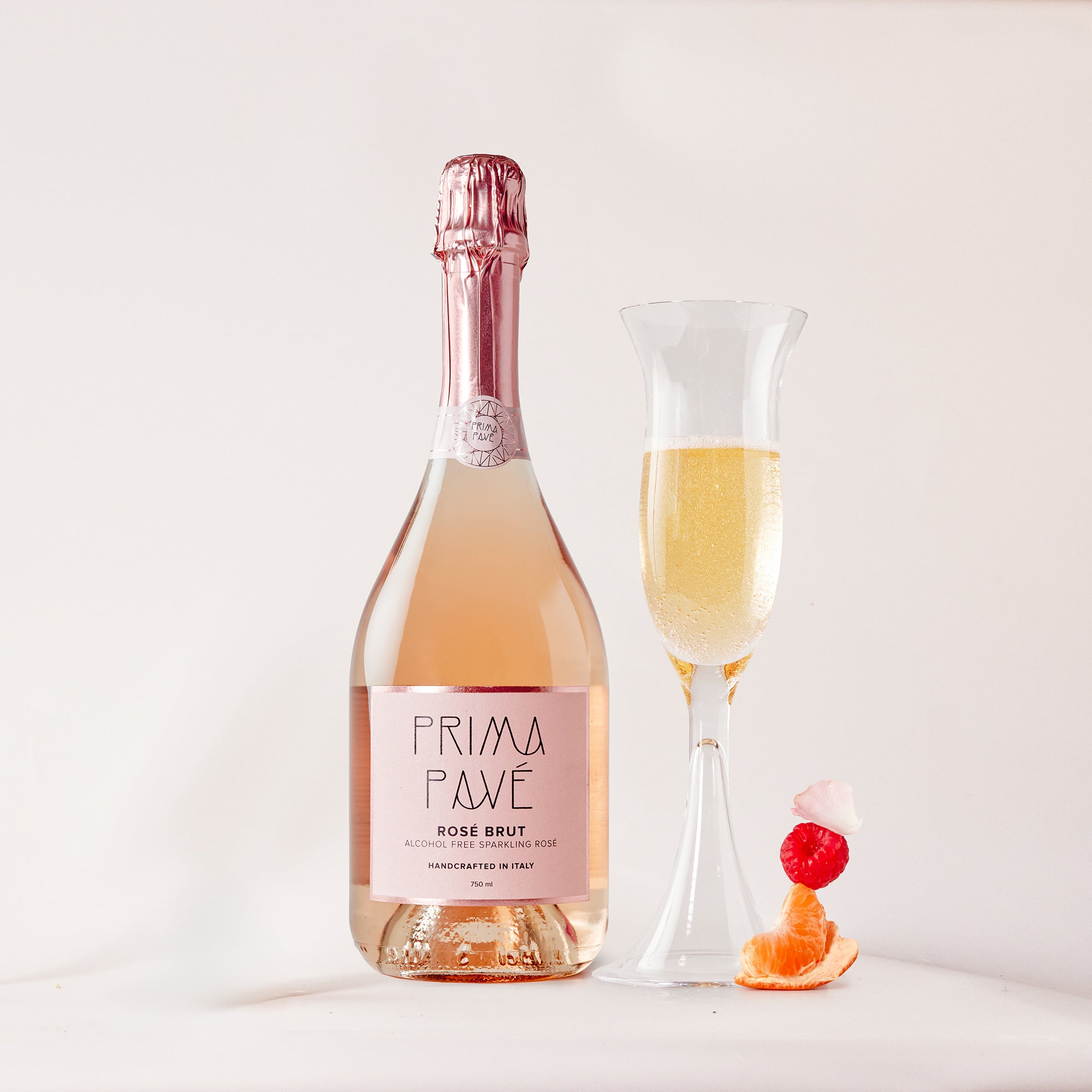 Prima Pavé Rosé brut (Blend di pinot grigio, traminer, sauvignon)