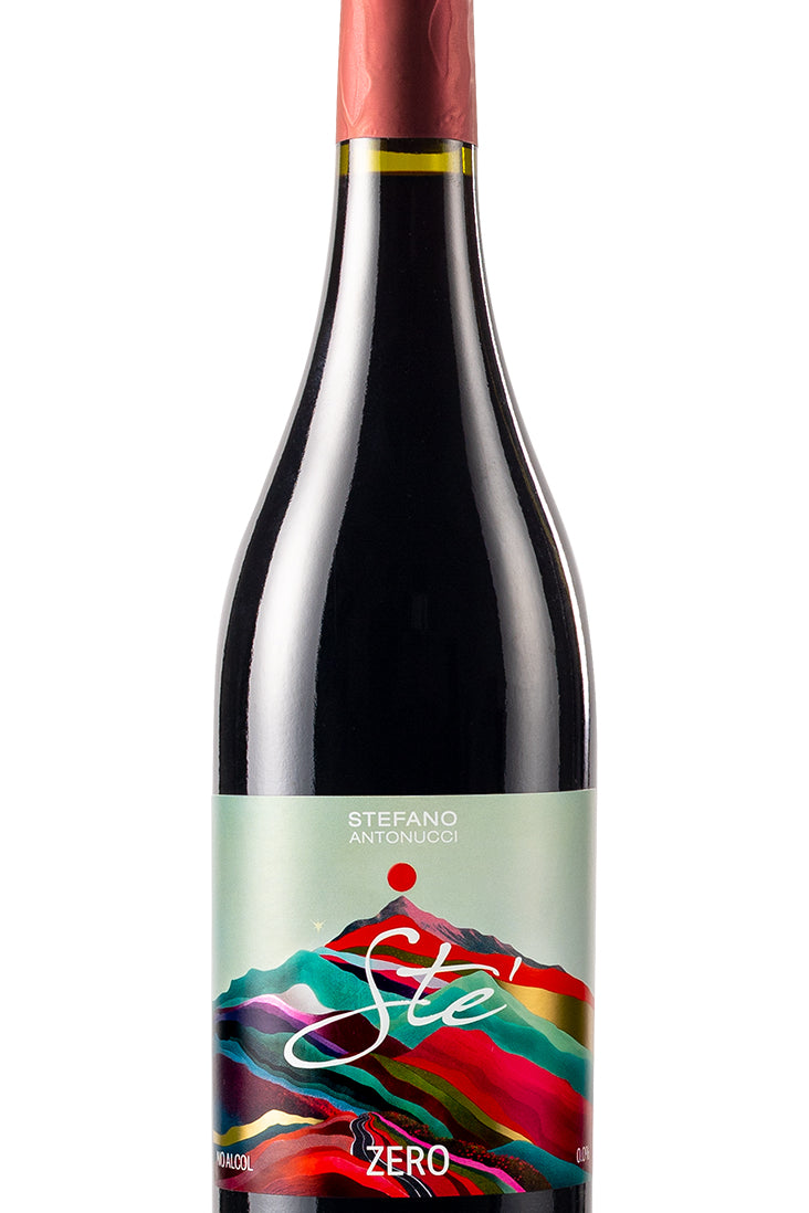 Vino dealcolato rosso di cantina Santa Barbara STE' rosso piceno analcolico 0.0