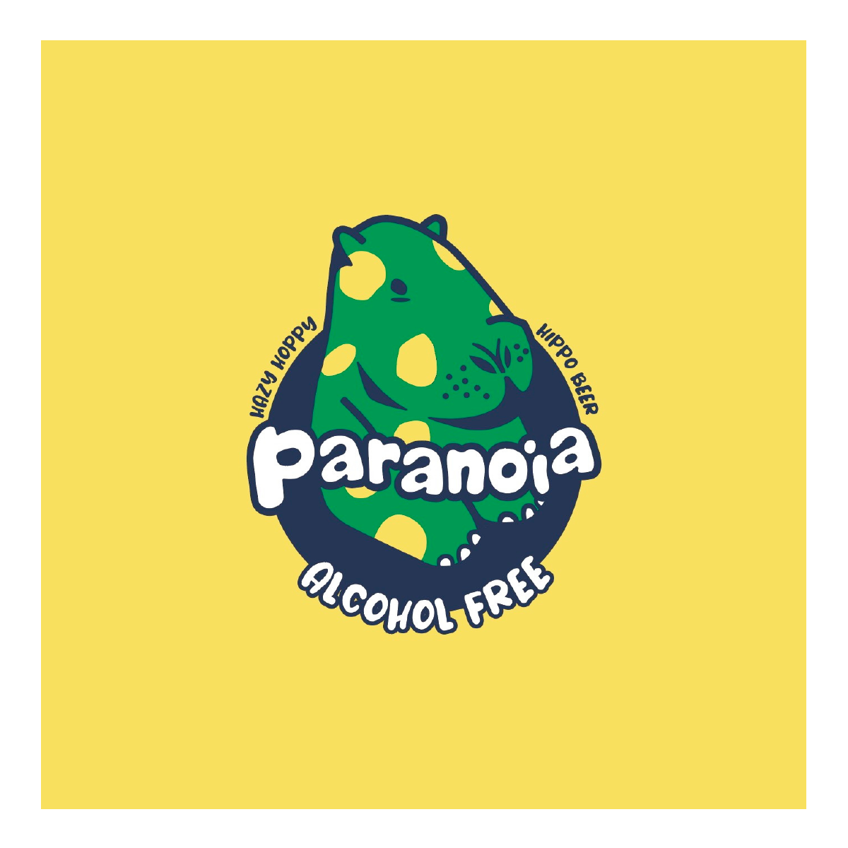 Logo paranoia birra belga alcohol free 0,3% bottiglia 0,33