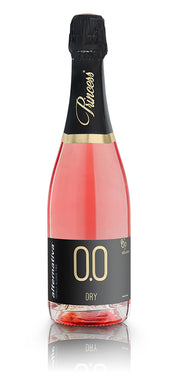 Alternativa 0.0 bollicine Rosato Dry - Spumante analcolico da vino dea