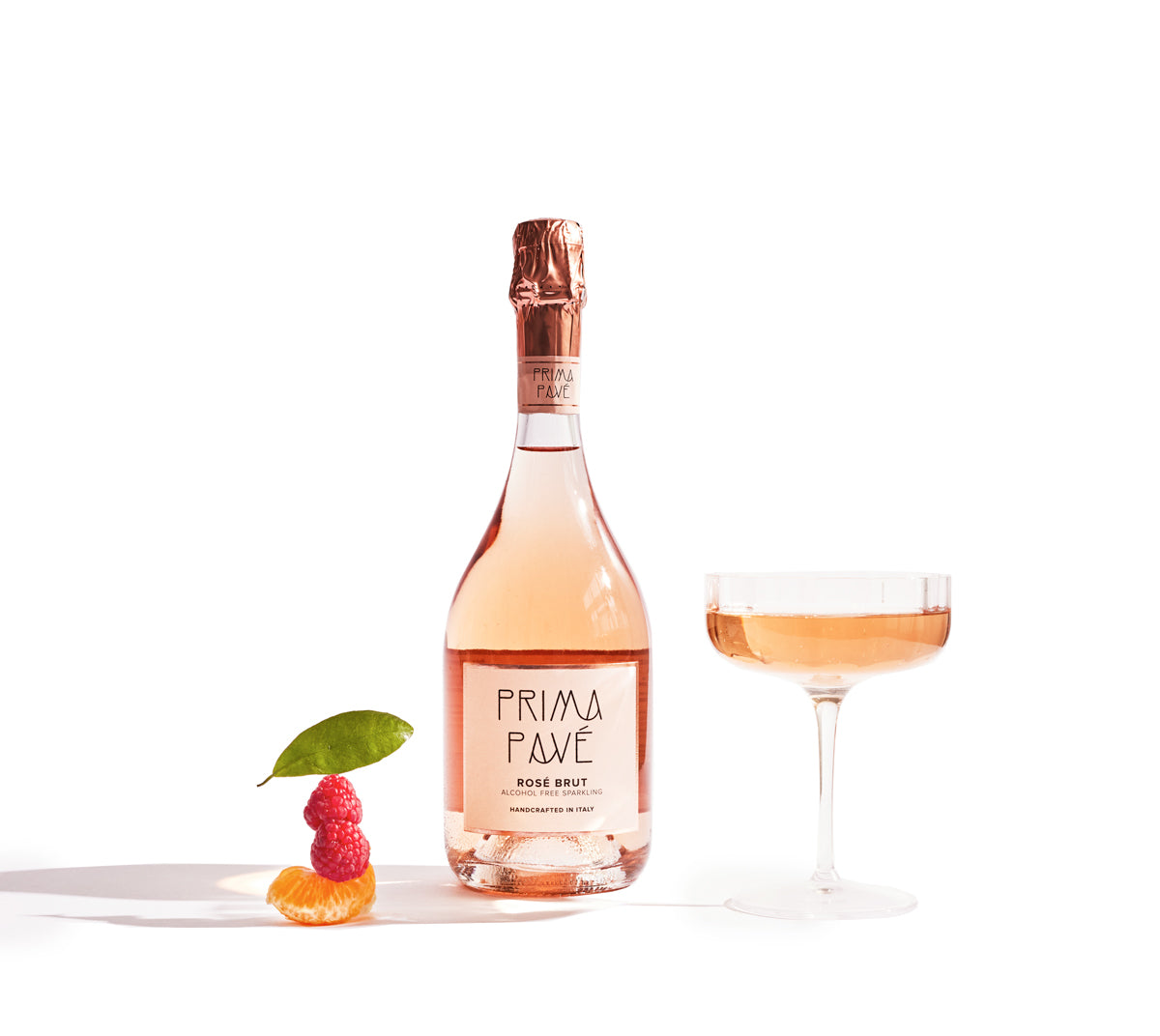 Prima Pavé Rosé Brut  - Spumante analcolico da vino dealcolato 0.0